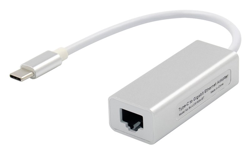 Αντάπτορας δικτύου ST735, USB-C, 1000Mbps Ethernet, ασημί