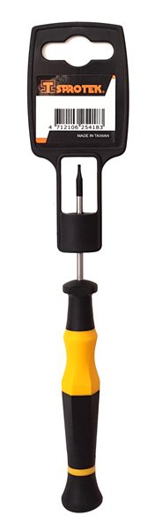 SPROTEK κατσαβίδι ακριβείας STD-289-PH000, σταυρός PH000, μαύρο-κίτρινο - Image 2