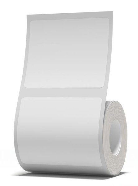 NIIMBOT ρολό θερμικών αυτοκόλλητων ετικετών T50X40-180-WH, 50x40mm, 180 ετικέτες, λευκό