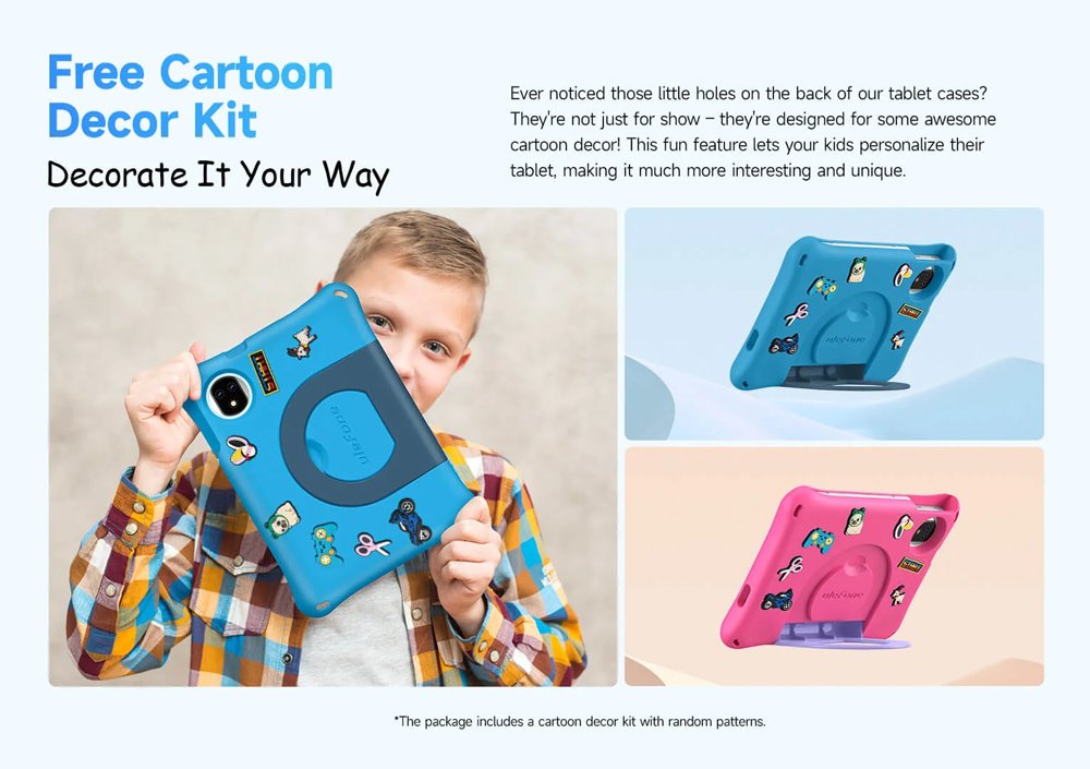 ULEFONE tablet Tab A9 Pro Kids, 8.68", 4/128GB, 4G, Android 15, 5040mAh, μπλε - Image 11