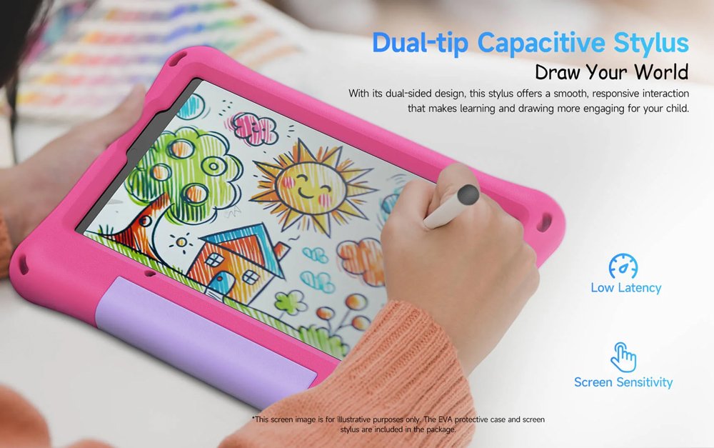 ULEFONE tablet Tab A9 Pro Kids, 8.68", 4/128GB, 4G, Android 15, 5040mAh, μπλε - Image 12