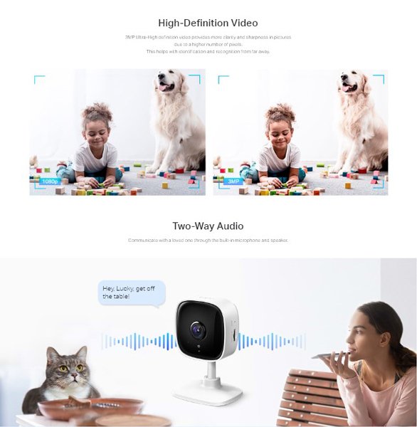 TP-LINK smart κάμερα Tapo C110, 2K, motion detection, Wi-Fi, Ver. 2.0 - Image 6