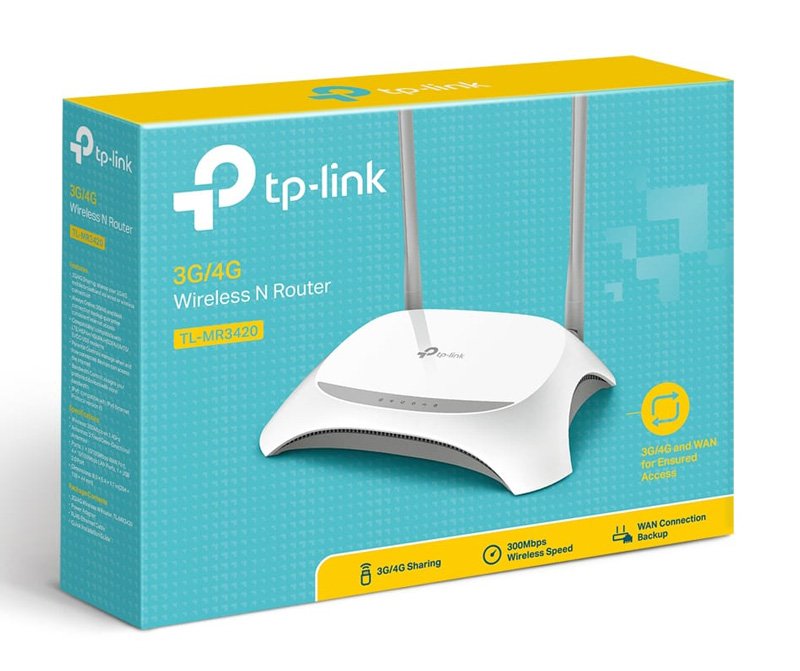 TP-LINK Wireless N Router TL-MR3420, 3G/4G, 300Mbps, Ver. 5.0 - Image 3