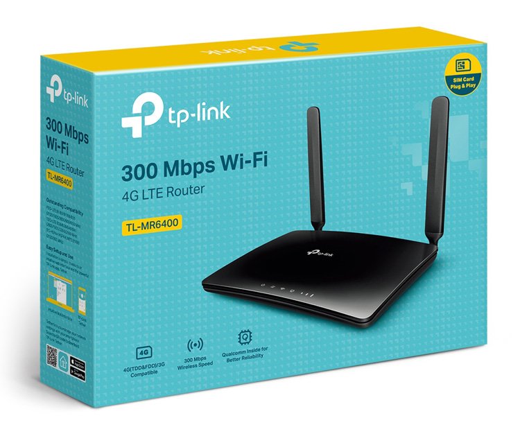 TP-LINK Wireless N Router TL-MR6400, 4G LTE, Wi-Fi 300Mbps, Ver. 4.0 - Image 5