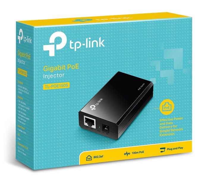 TP-LINK Gigabit PoE Injector TL-POE150S, IEEE 802.3af, Ver. 4.0 - Image 3