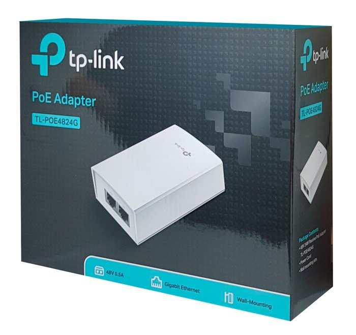 TP-LINK Gigabit PoE Adapter TL-POE4824G, 48V 24W, power cable, Ver. 1.0 - Image 5