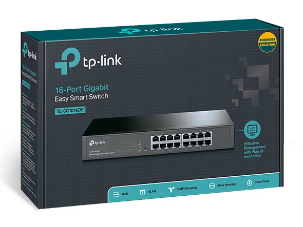 TP-LINK Easy Smart Switch TL-SG1016DE, 16-Port Gbit, Ver. 4.2 - Image 2