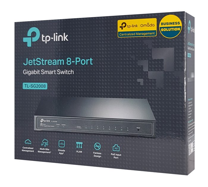 TP-LINK JetStream smart switch TL-SG2008, 8-Port Gigabit, Ver. 3.0 - Image 4