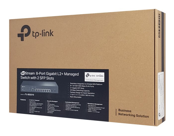 TP-LINK JetStream L2+ managed switch TL-SG3210, 8-Port Gigabit, Ver. 3.0 - Image 3