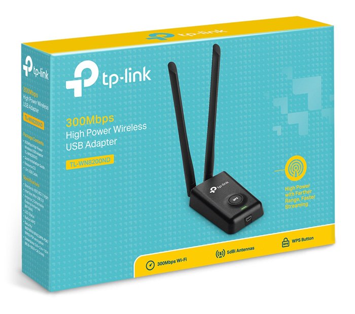 TP-LINK ασύρματος USB αντάπτορας δικτύου TL-WN8200ND, 300Mbps, Ver. 2.0 - Image 4