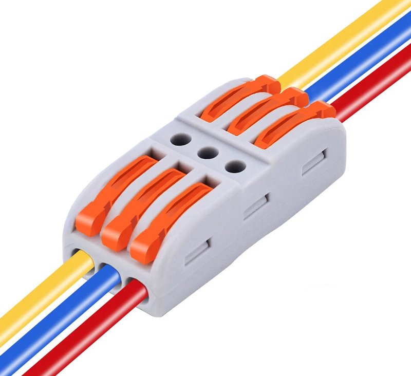 POWERTECH κλέμα σύνδεσης καλωδίων TOOL-0104, 3pin προς 3pin, 10τμχ - Image 2