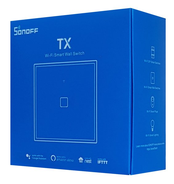 SONOFF smart διακόπτης ΤΧ-T2EU1C, αφής, Wi-Fi, μονός, λευκός - Image 6