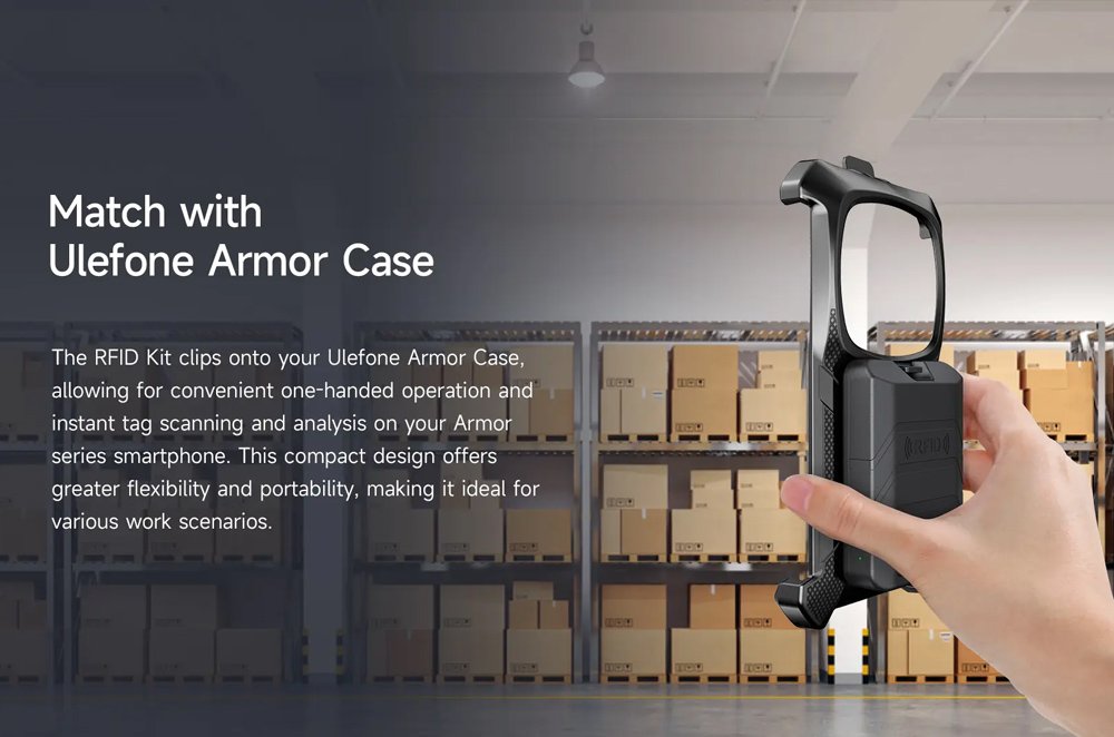 ULEFONE RFID reader UAN06, συμβατός με Armor θήκες, Bluetooth, 1600mAh - Image 6