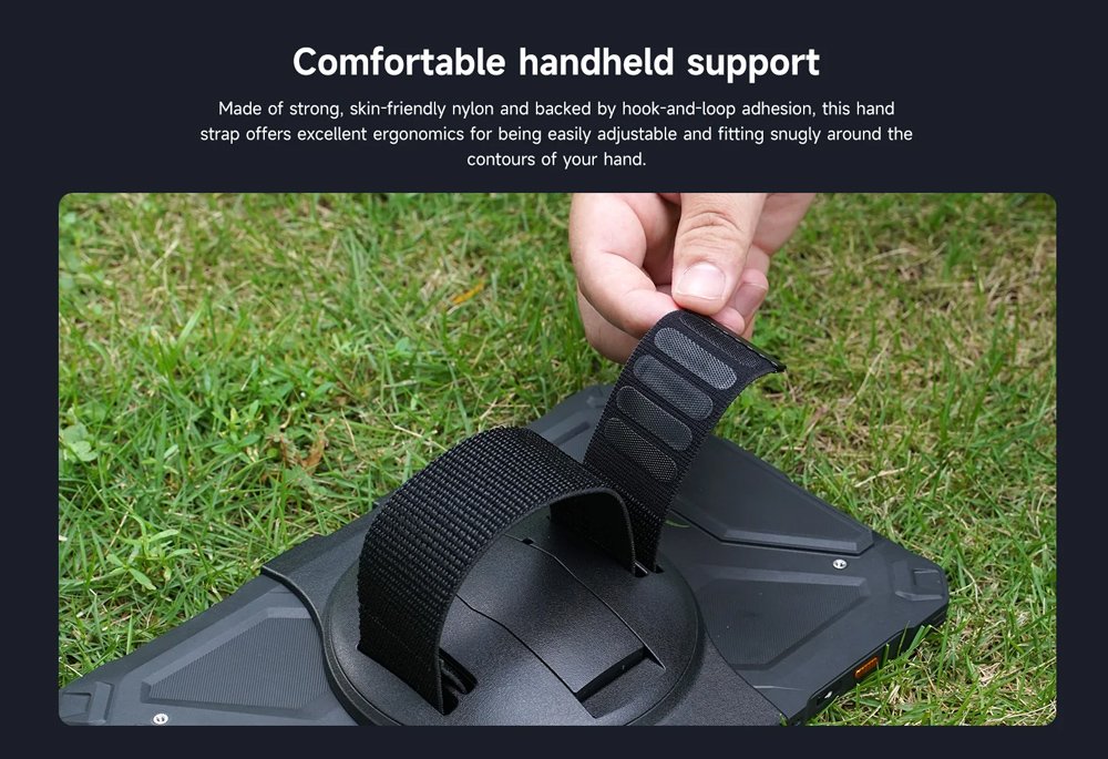 ULEFONE βάση UAS02 για tablet Armor Pad 4 series, με ιμάντα, μαύρη - Image 4