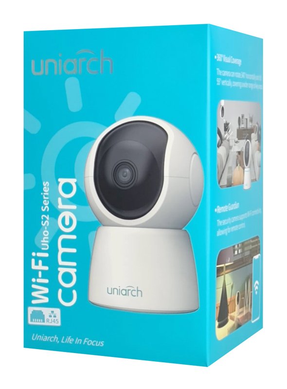 UNIARCH smart κάμερα UHO-S2E-M3, 3MP, WiFi, PTZ, SD - Image 5