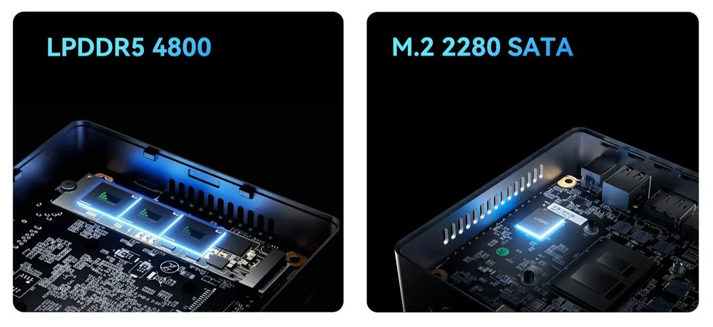 mini PC, Intel CPU N100, 16/512GB SSD, Windows 11 Pro 7043 Mini PC 6