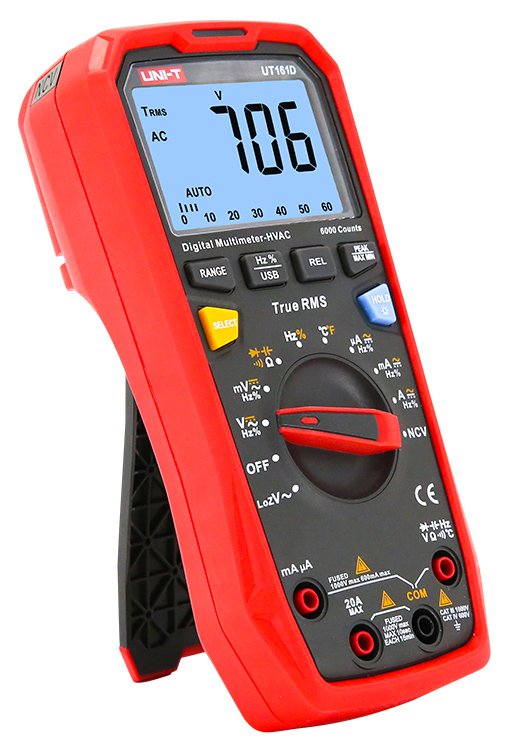 UNI-T ψηφιακό πολύμετρο UT161D, 1000V AC/DC, NCV, True RMS - Image 2