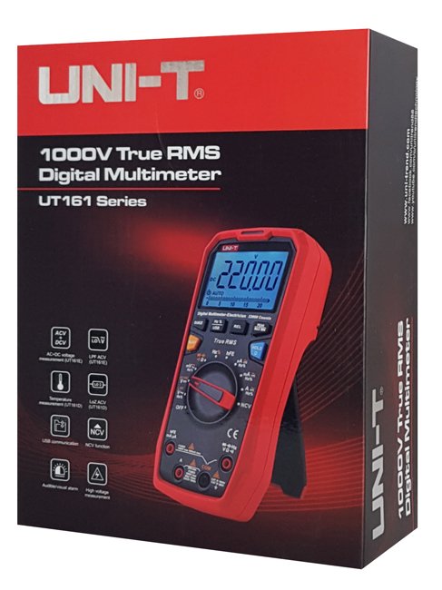 UNI-T ψηφιακό πολύμετρο UT161D, 1000V AC/DC, NCV, True RMS - Image 3