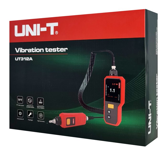 UNI-T tester κραδασμών UT312A, PEAK/RMS/P-P, 1350mAh - Image 6