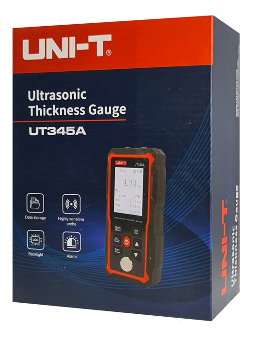 UNI-T ψηφιακός μετρητής πάχους υπερήχων UT345A, 2000mAh, mm/in - Image 4
