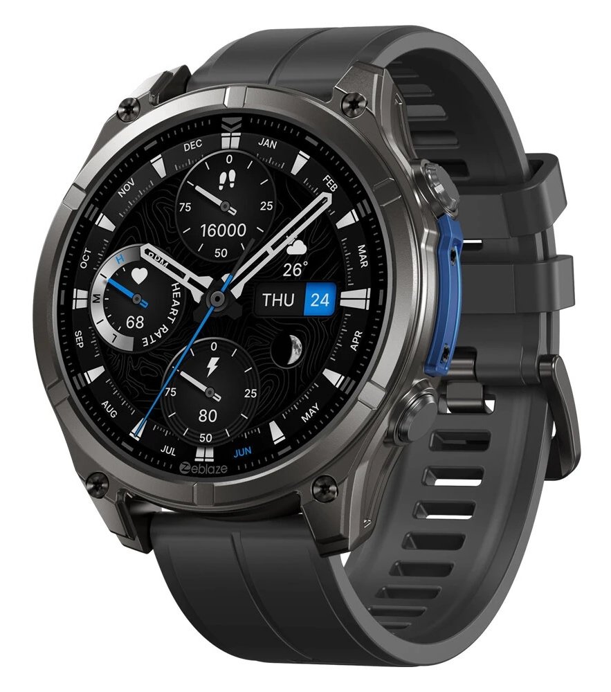 smartwatch ibe 8 me fako, heart rate, 1.43" AMOLED, 5 ATM, MIL-STD-810H, mayro 9699 Mayro 1