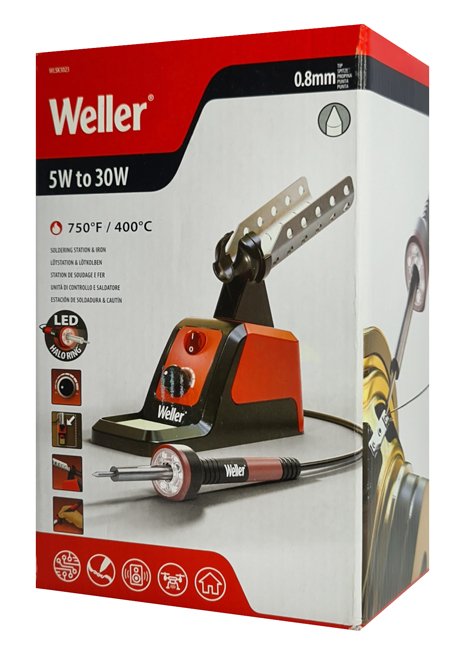 WELLER σταθμός κόλλησης WLSK3023C με κολλητήρι, 5W έως 30W, 400°C - Image 4