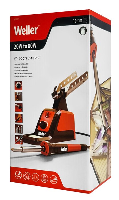 WELLER σταθμός κόλλησης WLSK8023C με κολλητήρι, 20W έως 80W, 485°C - Image 5
