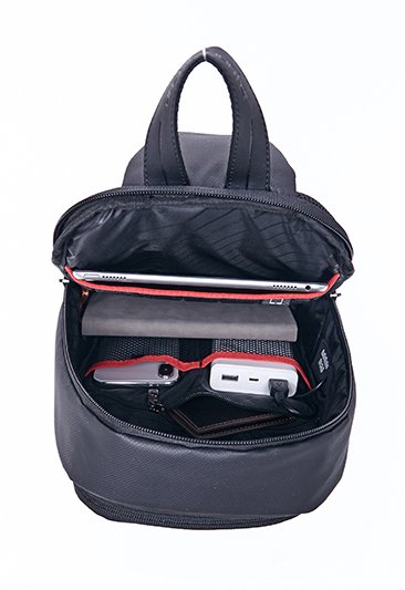 ARCTIC HUNTER τσάντα Crossbody XB-00081, USB, 6L, μαύρη - Image 4