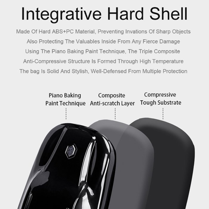 ARCTIC HUNTER τσάντα Crossbody XB00551 με θήκη tablet, 3.5L, μαύρη - Image 5