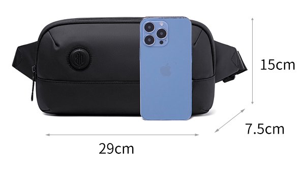 ARCTIC HUNTER τσάντα μέσης Y00557, 3L, γκρι - Image 5