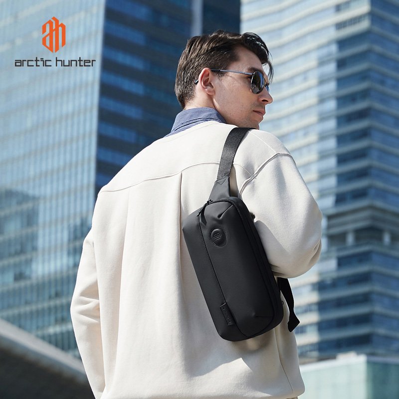 ARCTIC HUNTER τσάντα μέσης Y00557, 3L, γκρι - Image 6