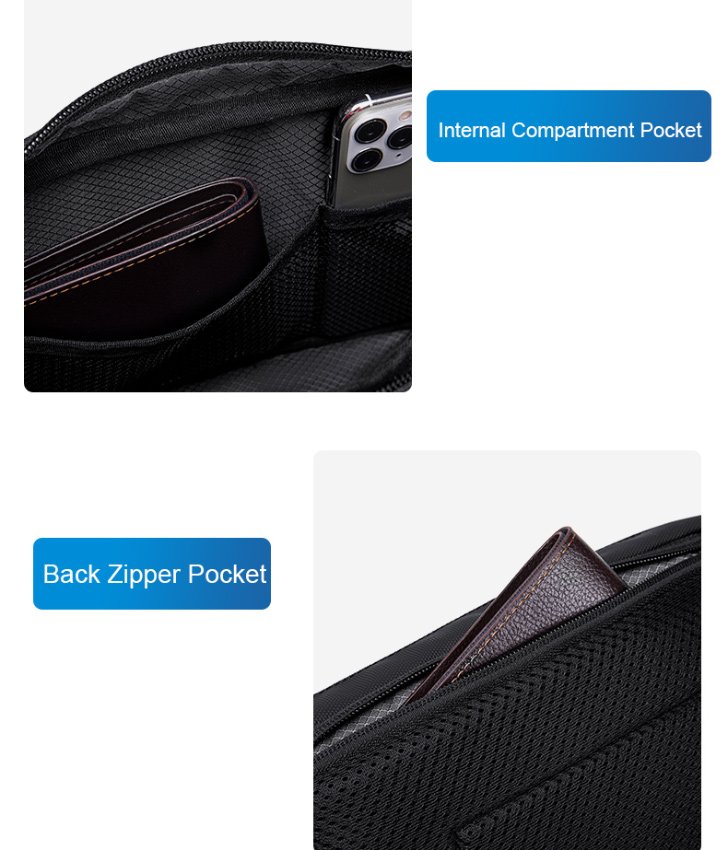 ARCTIC HUNTER τσάντα μέσης Y00557, 3L, γκρι - Image 2