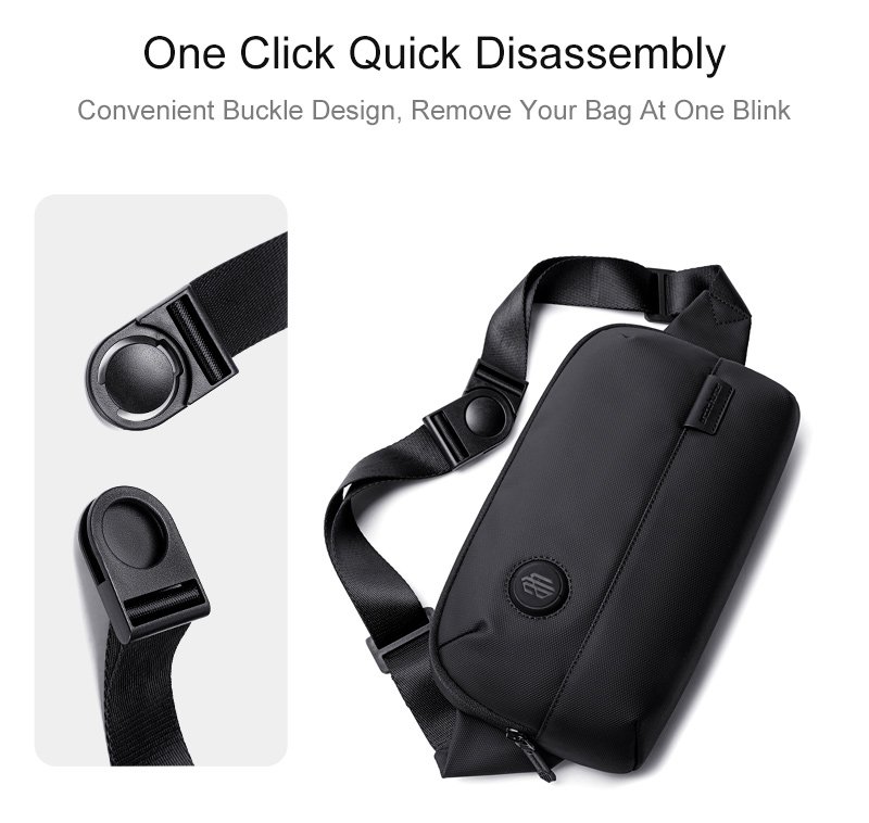 ARCTIC HUNTER τσάντα μέσης Y00557, 3L, γκρι - Image 7