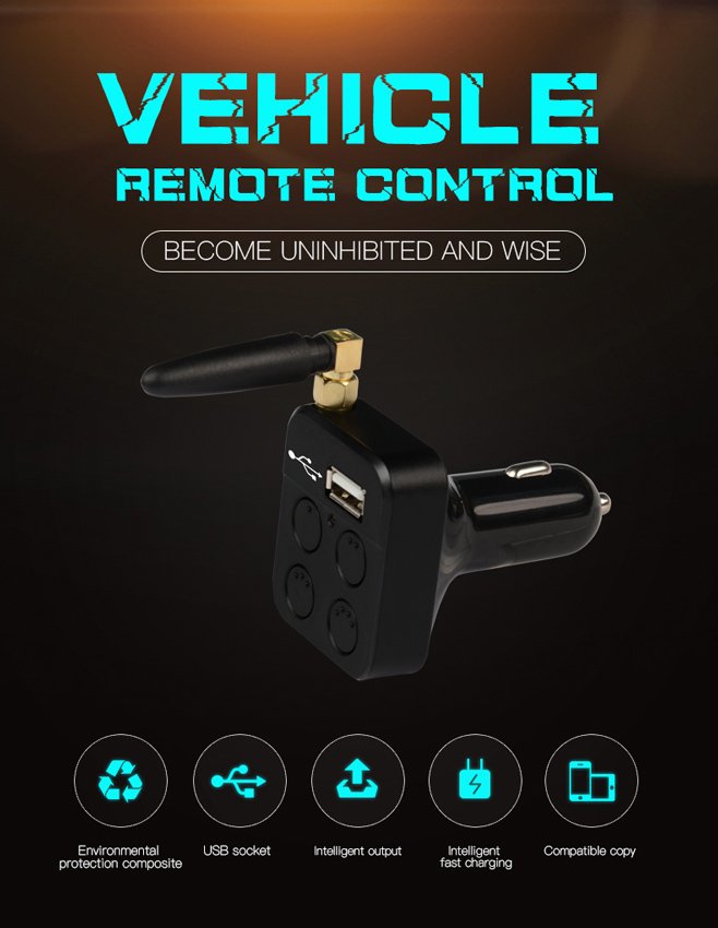 Ασύρματο χειριστήριο αυτοκινήτου YET2150 4 κανάλια, 433Mhz, face to face - Image 4