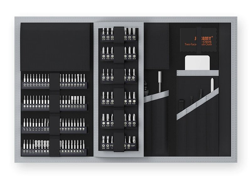 JAKEMY σετ εργαλείων YF-P13 επαγγελματικών προδιαγραφών, 201τμχ