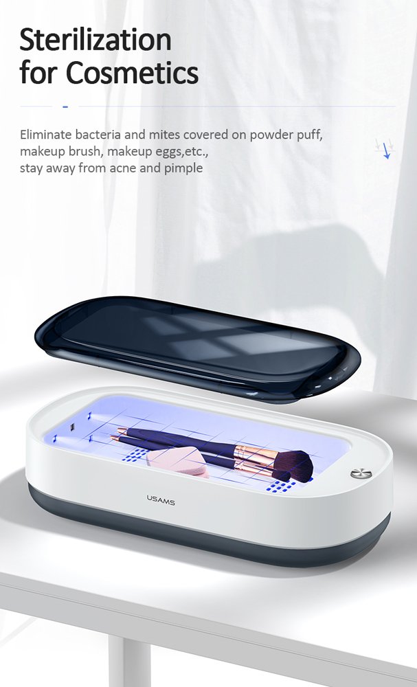 USAMS UV αποστειρωτής κινητών, US-ZB150, λευκός - Image 5