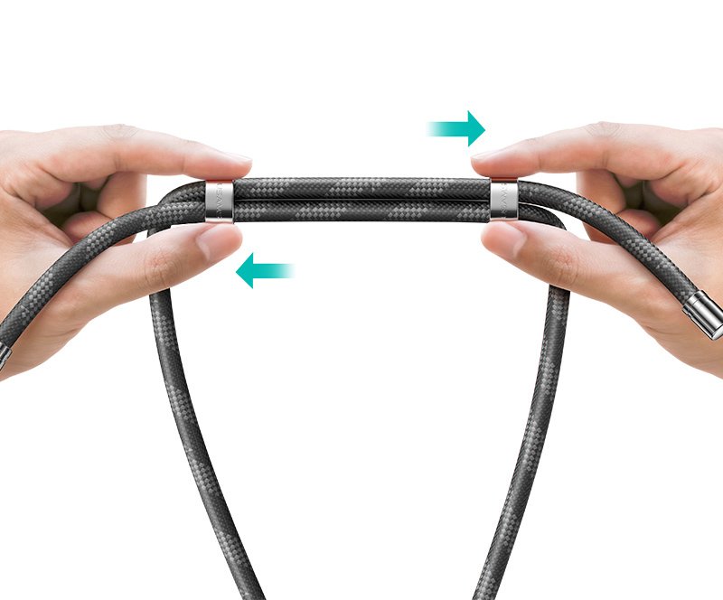 USAMS κορδόνι λαιμού για κινητά ZB316, 160cm, universal, μωβ - Image 4