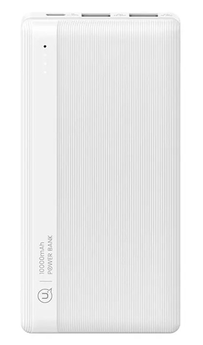 USAMS power bank US-CD205, 2x USB θύρες εξόδου, 10000mAh, 10W, λευκό 6058