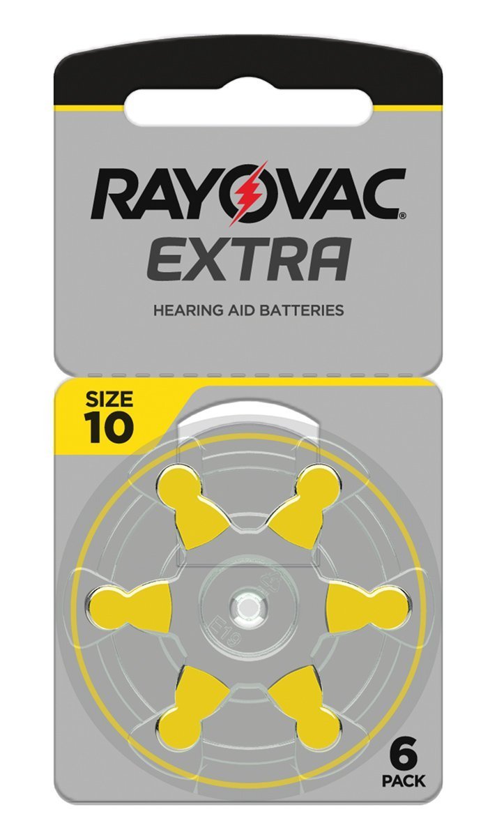 RAYOVAC μπαταρίες ακουστικών βαρηκοΐας , mercury free, 1.45V, 6τμχ 268