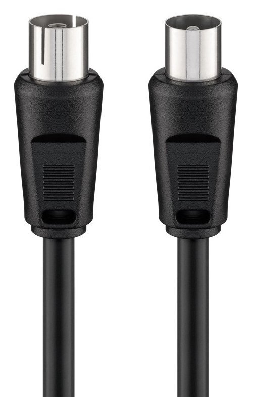 GOOBAY καλώδιο κεραίας αρσενικό σε θηλυκό , <70dB, CCS, 0.5m, μαύρο 2237