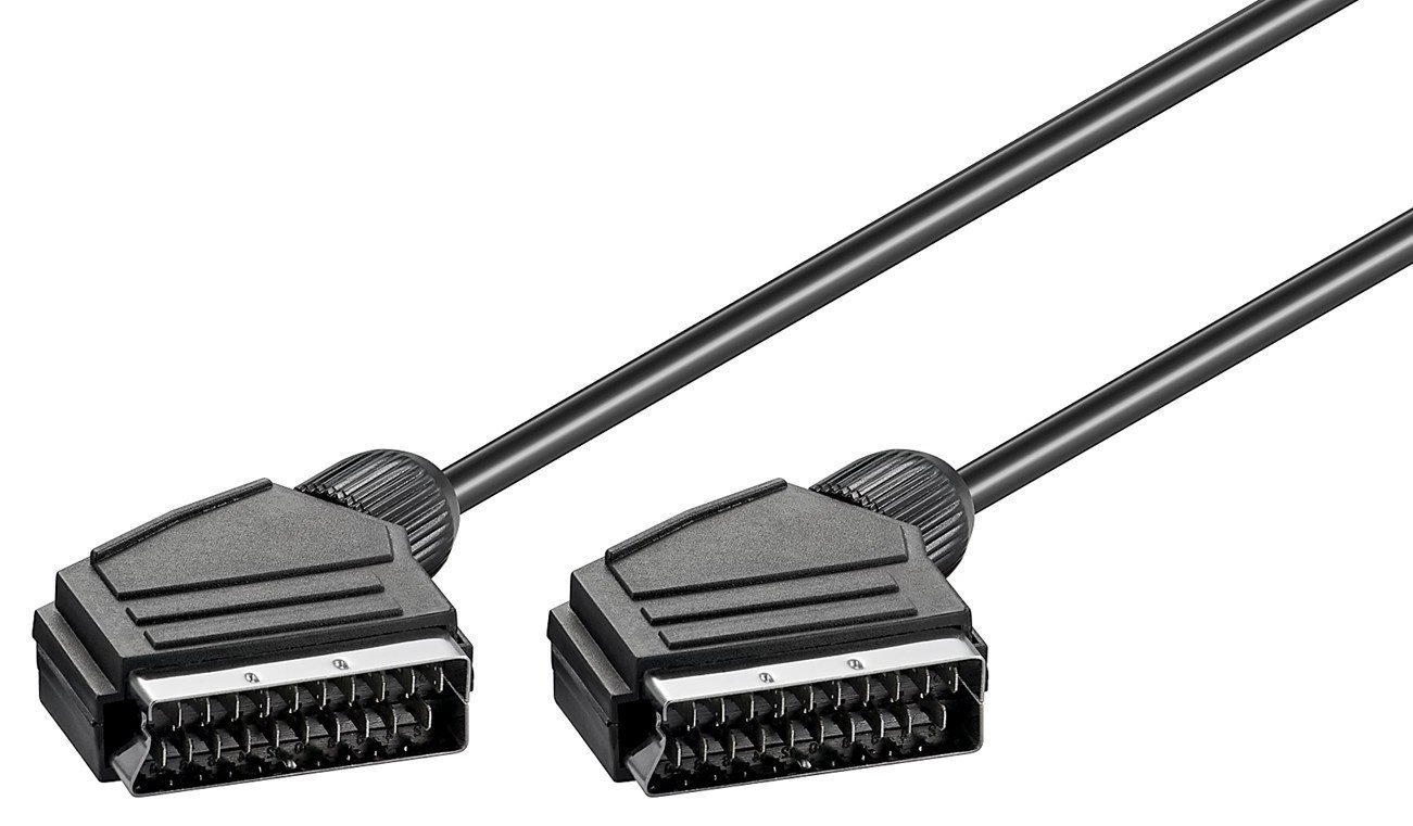 GOOBAY καλώδιο Scart 21pin σε Scart 21pin , 1.5m, μαύρο 2205