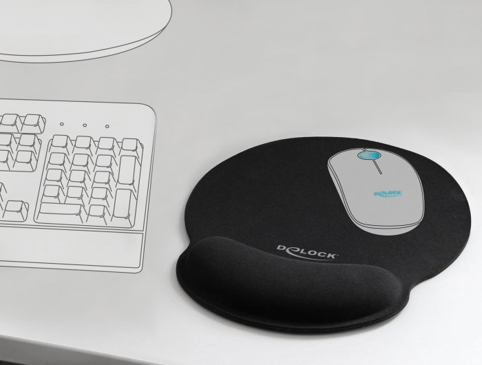 Mousepad me stirigma karpoy, 252 x 227mm, mayro 1832 Mayro
