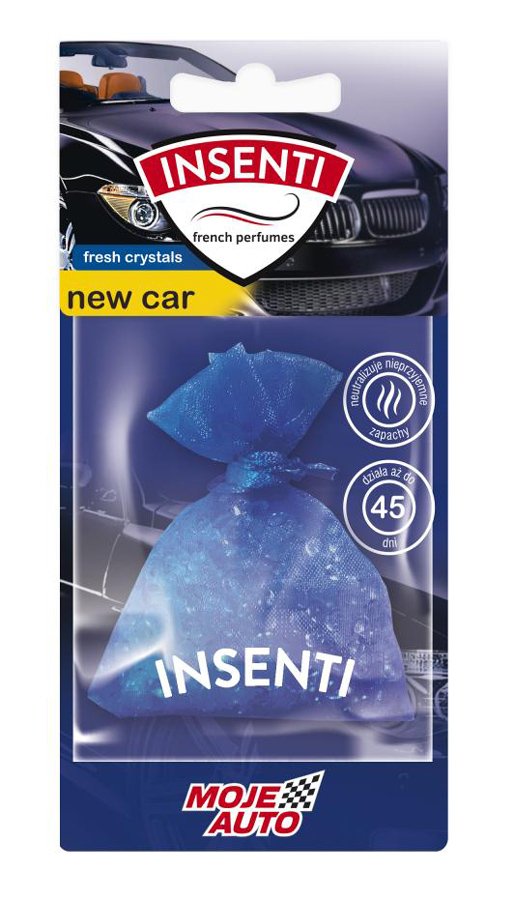 MOJE AUTO κρεμαστό αρωματικό αυτοκινήτου , new car, crystals 20g 9730