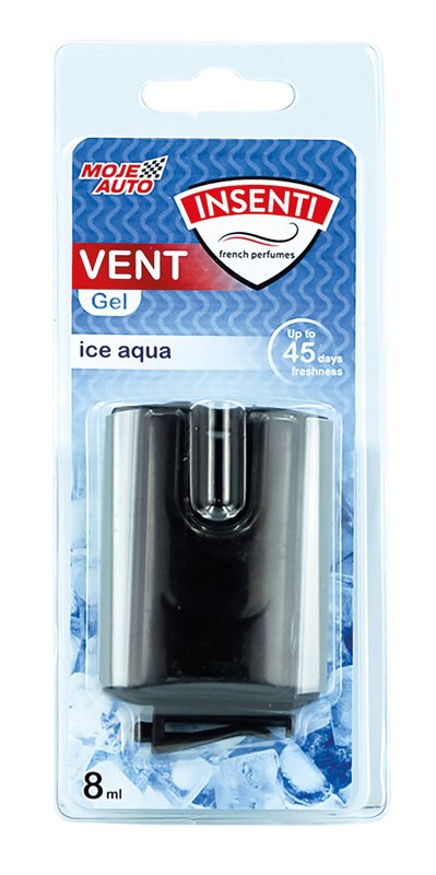 MOJE AUTO αρωματικό αεραγωγών αυτοκινήτου , ice aqua, gel, 8ml 5262
