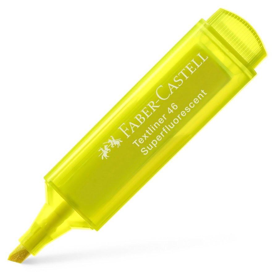 FABER-CASTELL μαρκαδόρος υπογράμμισης Textliner , κίτρινος, 1τμχ
