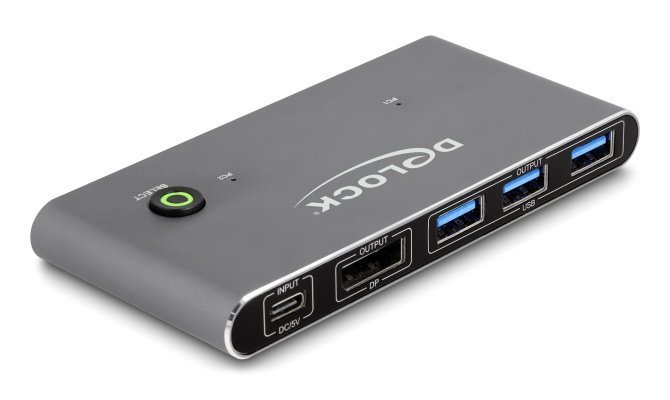 DisplayPort KVM switch me 4x thyres USB 5Gbps, 8K/30Hz, gkri 6915 KVM 2