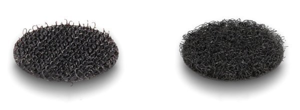 DELOCK αυτοκόλλητα τύπου Velcro , στρόγγυλα, 20mm, μαύρο, 32 ζεύγη 3581