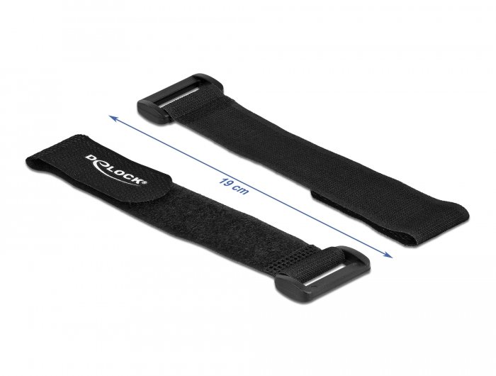imantes typoy velcro, 190 x 25mm, mayros, 5tmch 4334 Dematika typoy velcro