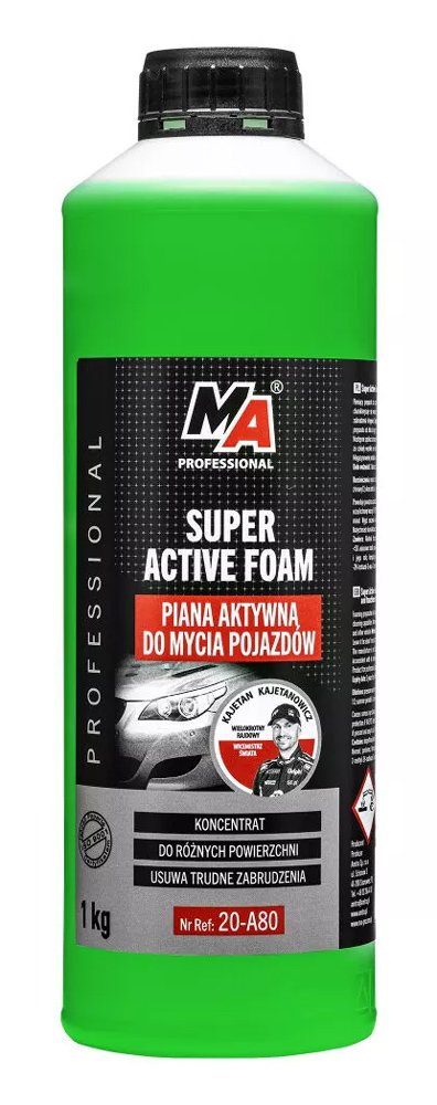 MA PROFESSIONAL ενεργός αφρός καθαρισμού αυτοκινήτου , 1kg 9725
