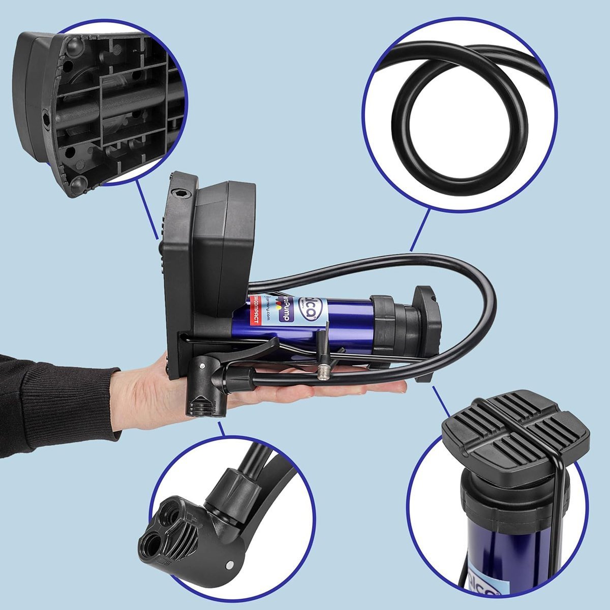 trompa podioy me manometro, 160PSI, mple 9275 Trompa 3